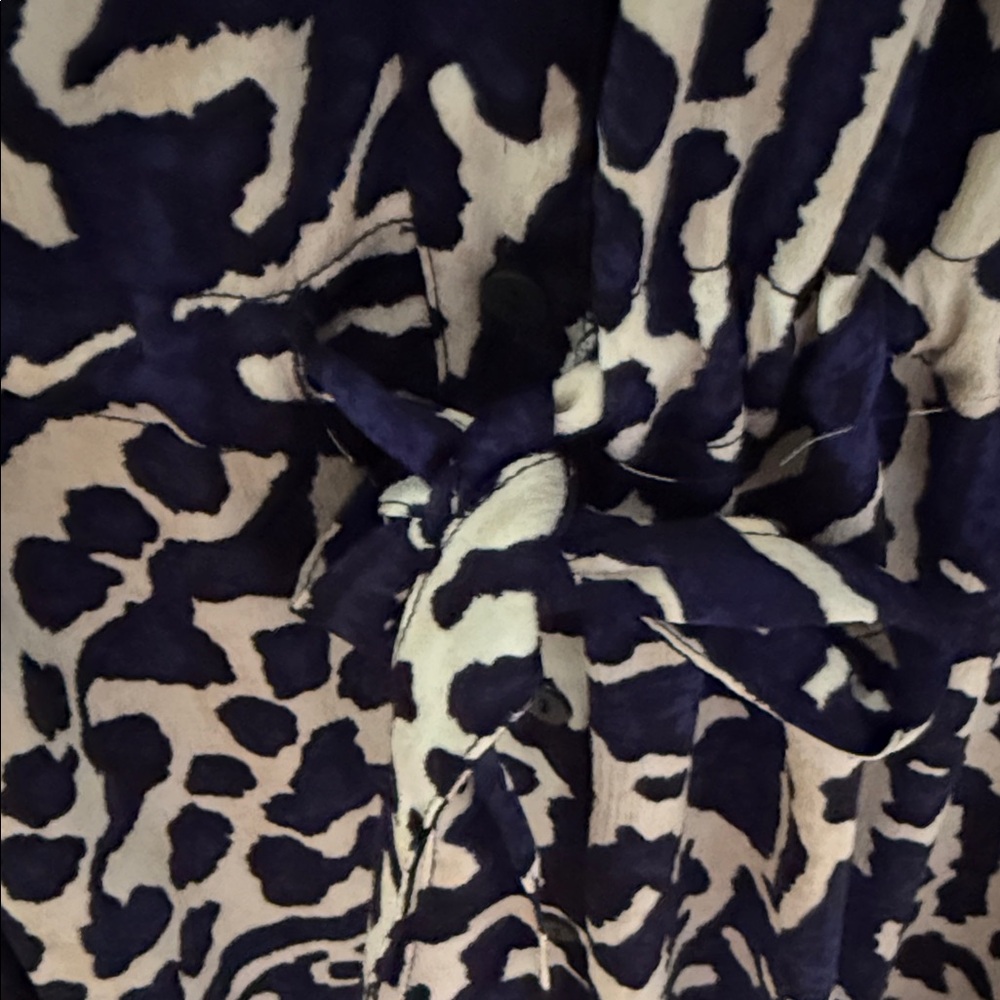 NIC+ZOE Navy and White Three Quarter length Sleeve Dress - Picture 3 of 7